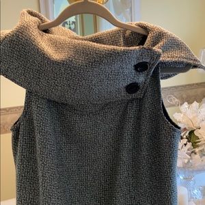 Mary Bays for Victoria Royal Co. grey sheath dress